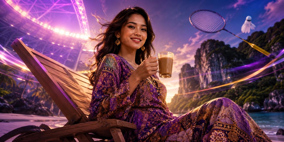 Pengguna ar66 Ipoh membuat deposit dengan corak batik Malaysia yang meriah
